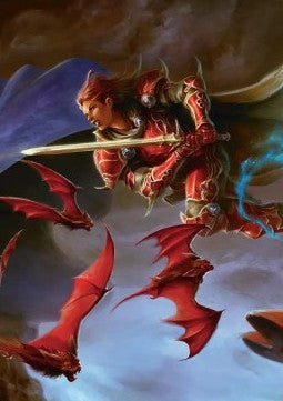Art Series: The Destined Warrior - Magic: The Gathering - FINAL FANTASY Holiday Release (Tip Card) [FINH-A02]