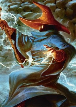 Art Series: The Destined Black Mage - Magic: The Gathering - FINAL FANTASY Holiday Release (Tip Card) [FINH-A06]