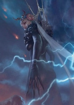 Art Series: Edea, Possessed Sorceress - Magic: The Gathering - FINAL FANTASY Holiday Release (Tip Card) [FINH-A07]