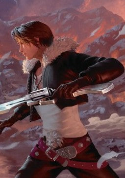 Art Series: Squall, Gunblade Duelist - Magic: The Gathering - FINAL FANTASY Holiday Release (Tip Card) [FINH-A12]