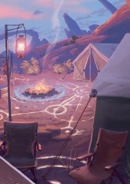 Art Series: Chocobo Camp - Magic: The Gathering - FINAL FANTASY Holiday Release (Tip Card) [FINH-A21]