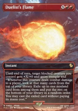 Duelist's Flame - Magic: The Gathering - FINAL FANTASY Holiday Release (Rare) [FINH-452]