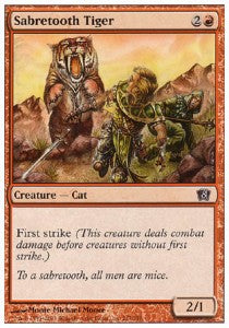 Sabretooth Tiger - Eighth Edition (Common) [8ED-217]