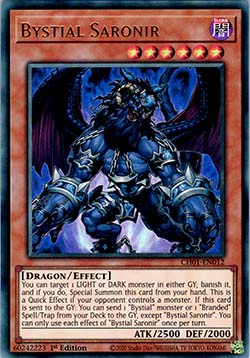 Bystial Saronir - THE CHRONICLES DECK: The Fallen & The Virtuous (All-Foil Edition) (Ultra Rare) [CH01-012]