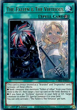 The Fallen & The Virtuous (V.1 - Ultra Rare) - THE CHRONICLES DECK: The Fallen & The Virtuous (All-Foil Edition) (Ultra Rare) [CH01-019]