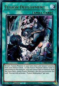 Fusion Deployment (V.1 - Ultra Rare) - THE CHRONICLES DECK: The Fallen & The Virtuous (All-Foil Edition) (Ultra Rare) [CH01-029]