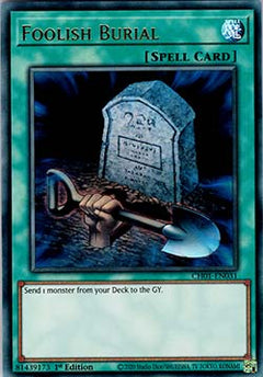 Foolish Burial - THE CHRONICLES DECK: The Fallen & The Virtuous (All-Foil Edition) (Ultra Rare) [CH01-031]