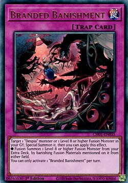 Branded Banishment - THE CHRONICLES DECK: The Fallen & The Virtuous (All-Foil Edition) (Ultra Rare) [CH01-035]