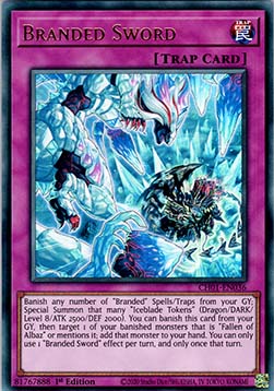 Branded Sword - THE CHRONICLES DECK: The Fallen & The Virtuous (All-Foil Edition) (Ultra Rare) [CH01-036]