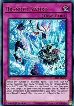 Branded Sword - THE CHRONICLES DECK: The Fallen & The Virtuous (All-Foil Edition) (Ultra Rare) [CH01-036]
