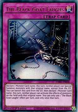 The Black Goat Laughs - THE CHRONICLES DECK: The Fallen & The Virtuous (All-Foil Edition) (Ultra Rare) [CH01-038]