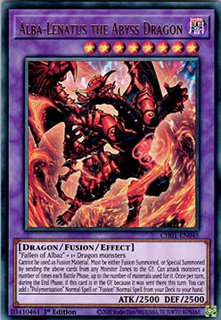 Alba-Lenatus the Abyss Dragon - THE CHRONICLES DECK: The Fallen & The Virtuous (All-Foil Edition) (Ultra Rare) [CH01-045]