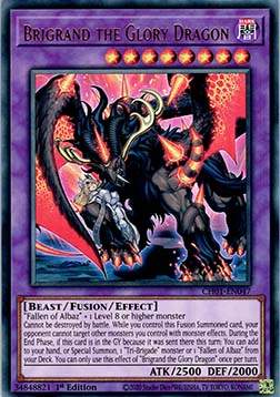 Brigrand the Glory Dragon - THE CHRONICLES DECK: The Fallen & The Virtuous (All-Foil Edition) (Ultra Rare) [CH01-047]