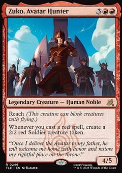 Zuko, Avatar Hunter (V.1) - Magic: The Gathering | Avatar: The Last Airbender: Eternal (Rare) [TLE-246]