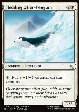 Sledding Otter-Penguin (V.2) - Magic: The Gathering | Avatar: The Last Airbender: Eternal (Common) [TLE-273]