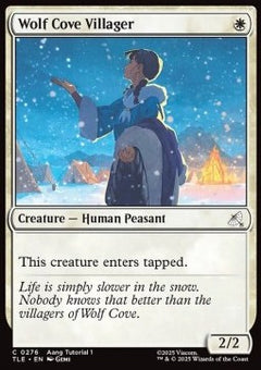 Wolf Cove Villager (V.2) - Magic: The Gathering | Avatar: The Last Airbender: Eternal (Common) [TLE-276]