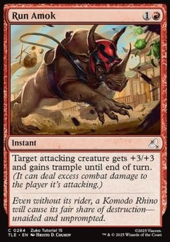 Run Amok (V.2) - Magic: The Gathering | Avatar: The Last Airbender: Eternal (Common) [TLE-284]