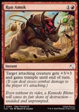 Run Amok (V.2) - Magic: The Gathering | Avatar: The Last Airbender: Eternal (Common) [TLE-284]