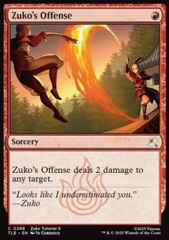 Zuko's Offense (V.2) - Magic: The Gathering | Avatar: The Last Airbender: Eternal (Common) [TLE-288]