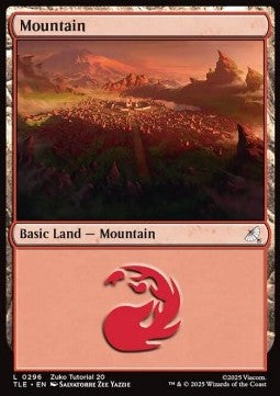 Mountain (V.8) - Magic: The Gathering | Avatar: The Last Airbender: Eternal (Land) [TLE-296]