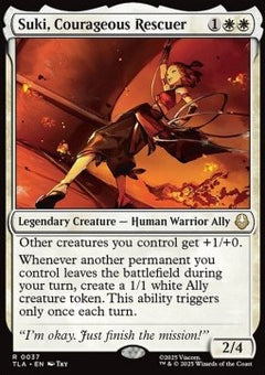 Suki, Courageous Rescuer - Magic: The Gathering | Avatar: The Last Airbender (Rare) [TLA-37]