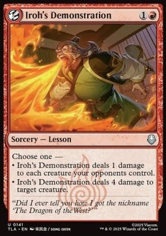 Iroh's Demonstration - Magic: The Gathering | Avatar: The Last Airbender (Uncommon) [TLA-141]