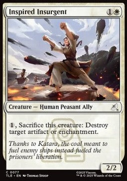Inspired Insurgent - Magic: The Gathering | Avatar: The Last Airbender: Eternal (Common) [TLE-77]