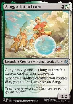 Aang, A Lot to Learn - Magic: The Gathering | Avatar: The Last Airbender: Eternal (Uncommon) [TLE-146]
