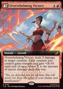 Overwhelming Victory (V.2) - Magic: The Gathering | Avatar: The Last Airbender: Eternal (Rare) [TLE-196]