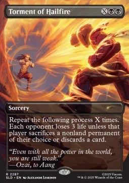 Torment of Hailfire - Secret Lair Drop Series: Secret Lair x Avatar: The Last Airbender Superdrop (Rare) [SLDTLA-2287]
