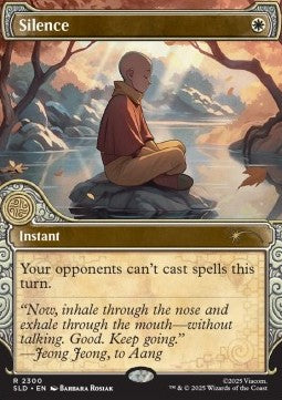 Silence - Secret Lair Drop Series: Secret Lair x Avatar: The Last Airbender Superdrop (Rare) [SLDTLA-2300]