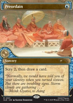 Preordain - Secret Lair Drop Series: Secret Lair x Avatar: The Last Airbender Superdrop (Rare) [SLDTLA-2301]