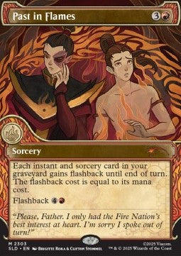 Past in Flames - Secret Lair Drop Series: Secret Lair x Avatar: The Last Airbender Superdrop (Mythic) [SLDTLA-2303]