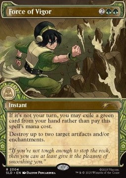 Force of Vigor - Secret Lair Drop Series: Secret Lair x Avatar: The Last Airbender Superdrop (Rare) [SLDTLA-2304]