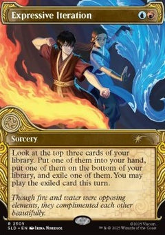 Expressive Iteration - Secret Lair Drop Series: Secret Lair x Avatar: The Last Airbender Superdrop (Rare) [SLDTLA-2305]