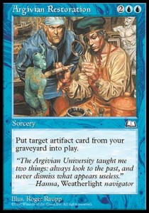 Argivian Restoration⁣ - Weatherlight⁣ (Uncommon)