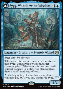 Sygg, Wanderwine Wisdom // Sygg, Wanderbrine Shield - Lorwyn Eclipsed (Rare) [ECL-76]