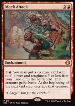 Meek Attack - Lorwyn Eclipsed (Mythic) [ECL-151]