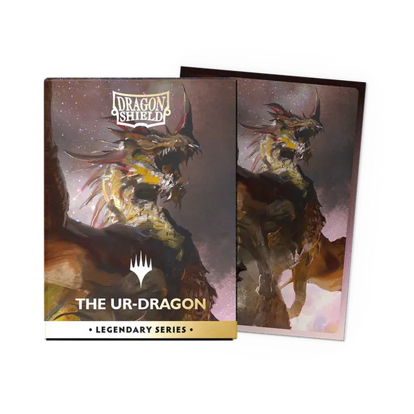 100 Dragon Shield Sleeves - Matte Dual Landfall Series "The Ur-Dragon" - Magic the Gathering Products