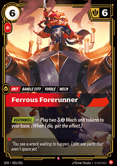 Ferrous Forerunner - Spiritforged (Rare) [SFD-021]