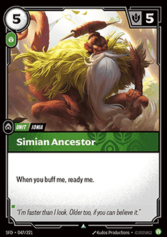 Simian Ancestor - Spiritforged (Uncommon) [SFD-047]