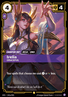 Irelia, Graceful (V.2 - Showcase) - Spiritforged (Showcase) [SFD-141a]
