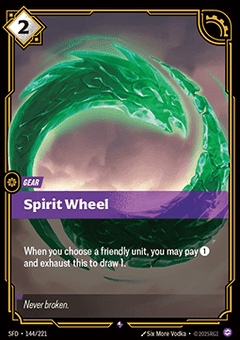 Spirit Wheel - Spiritforged (Rare) [SFD-144]