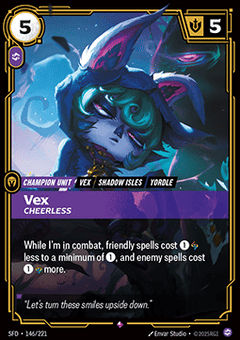 Vex, Cheerless - Spiritforged (Rare) [SFD-146]