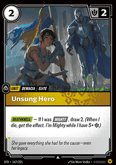 Unsung Hero - Spiritforged (Uncommon) [SFD-167]