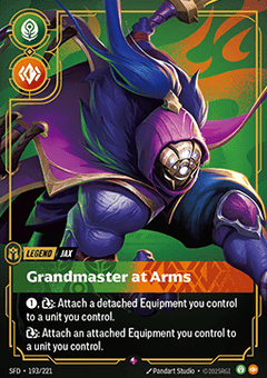 Jax, Grandmaster at Arms (V.1 - Rare) - Spiritforged (Rare) [SFD-193]