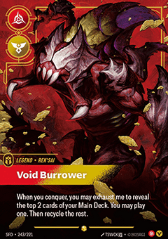 Rek'Sai, Void Burrower (V.2 - Showcase) - Spiritforged (Showcase) [SFD-243]