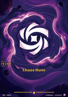 Chaos Rune (V.2 - Showcase) - Spiritforged (Showcase) [SFD-R05a]