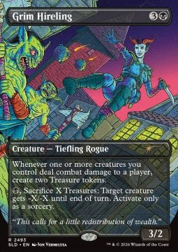 Grim Hireling - Secret Lair Drop Series: Roll for Initiative Superdrop (Rare) [SLDRFI-2493]