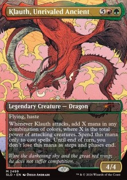 Klauth, Unrivaled Ancient - Secret Lair Drop Series: Roll for Initiative Superdrop (Mythic) [SLDRFI-2499]